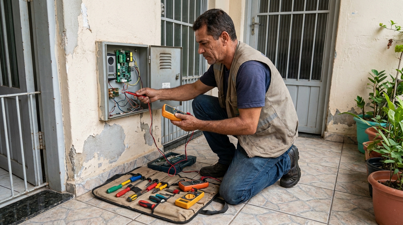 Conserto de interfone profissional em Criciúma‑SC
