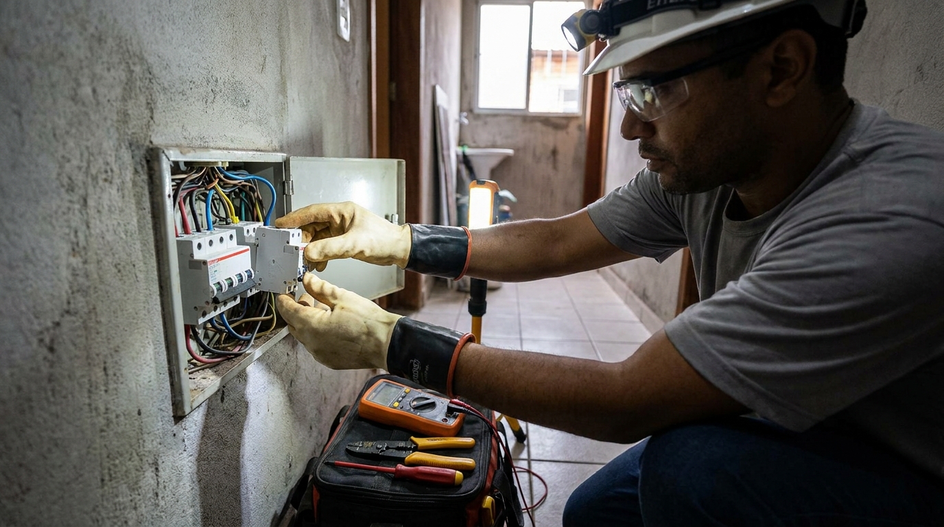 Instalacao de disjuntor profissional em Criciúma‑SC