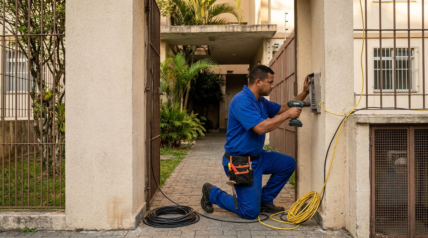 Instalacao de interfone profissional em Criciúma‑SC