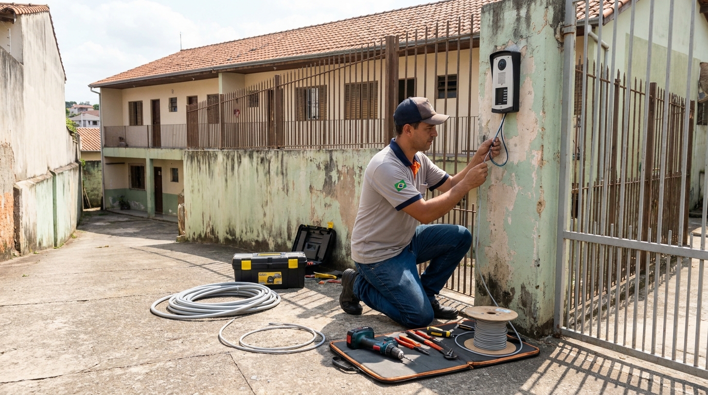 Instalacao de interfone residencial em Criciúma‑SC