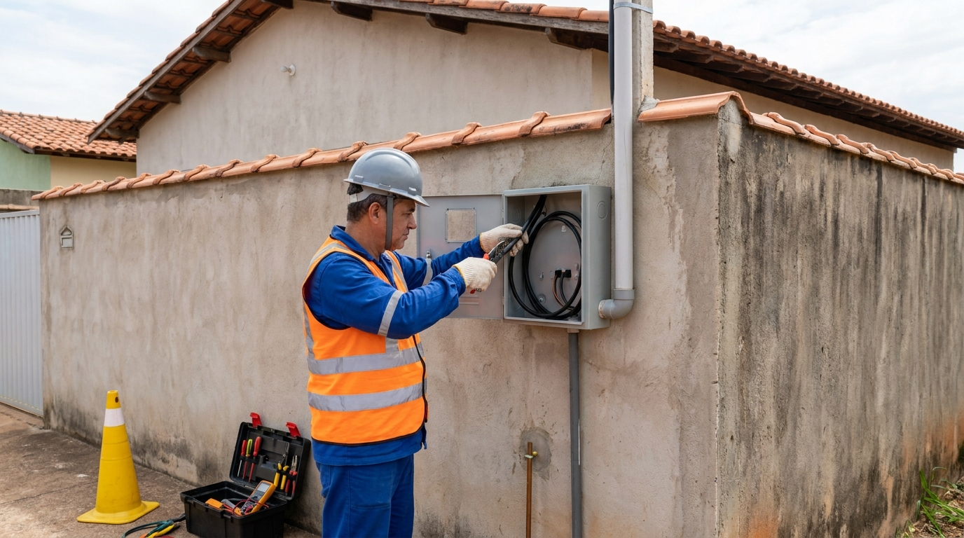 Instalacao de padrao de energia profissional em Criciúma‑SC
