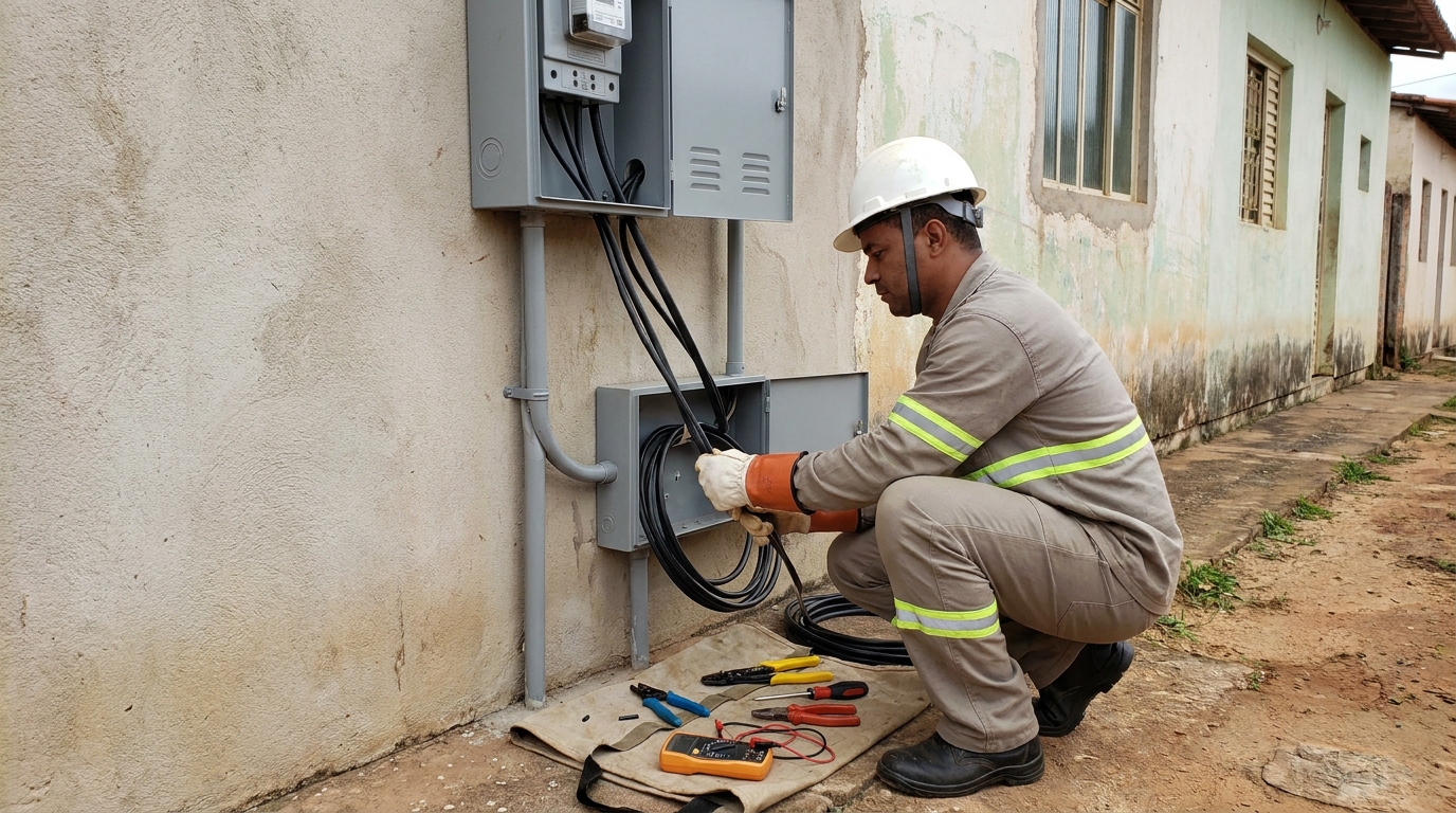 Troca de padrao de energia em Criciúma‑SC